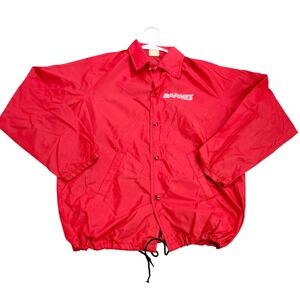 Vintage Chalk Line Red Coaches Jacket Barnes Graphic Windbreaker Mens Medium USA